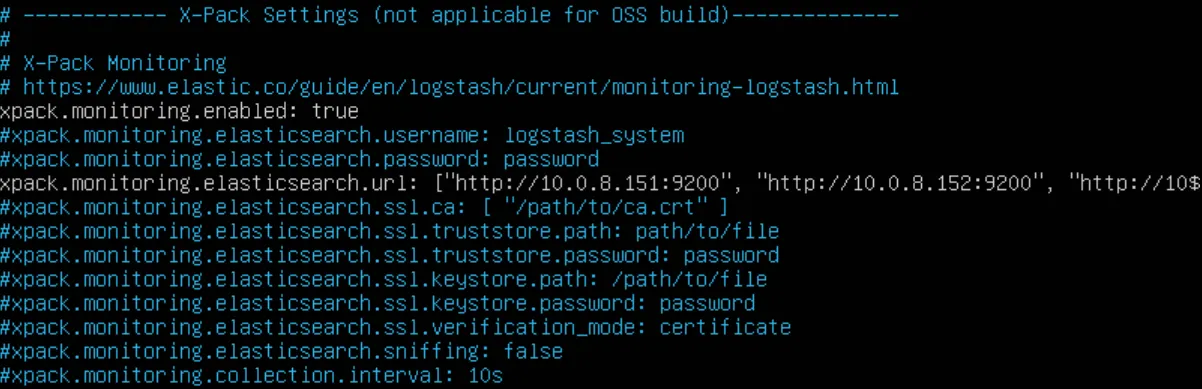 Logstash Elasticsearch Nodes